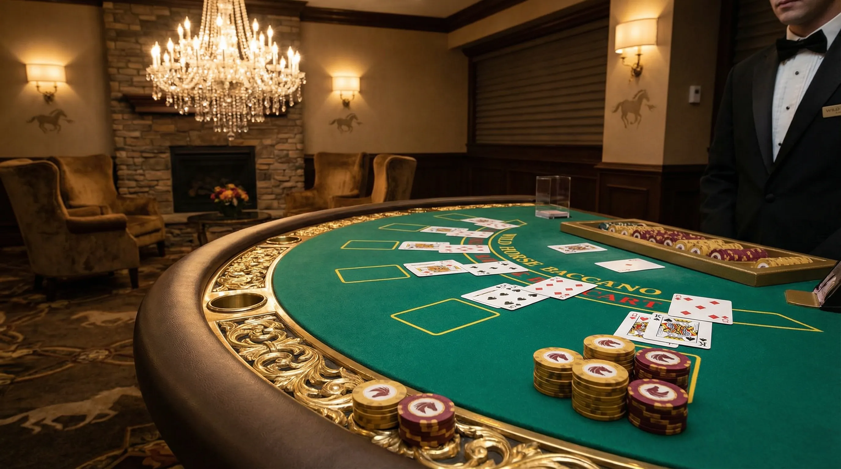 Mesa de bacará elegante no bullsbet